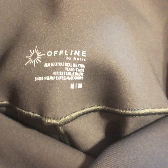 NWT Dark Gray Offline by Aerie flared leggings - Picture 2 of 5